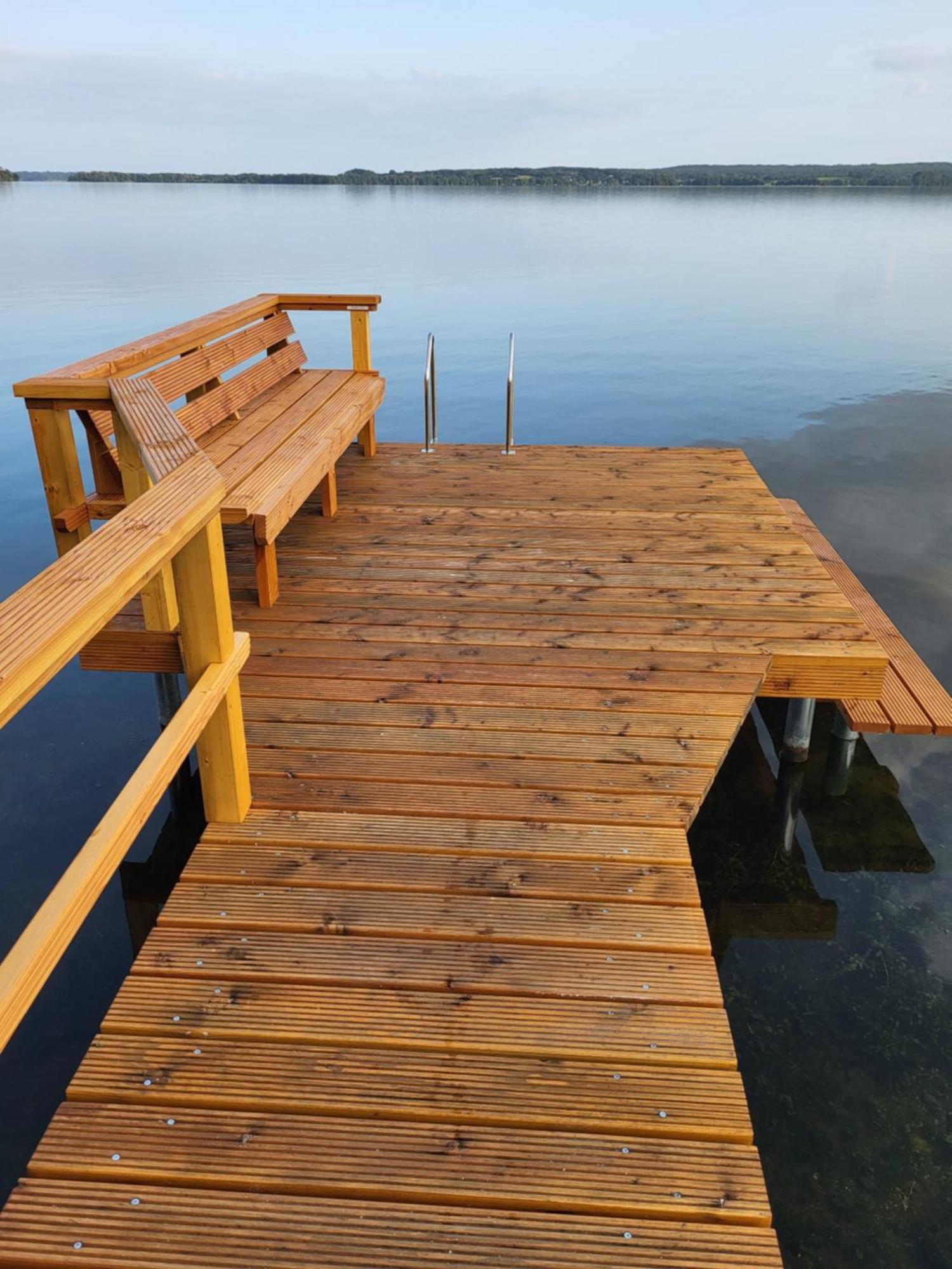 אשברג Ferienwohnung Am See Mit Terrasse מראה חיצוני תמונה