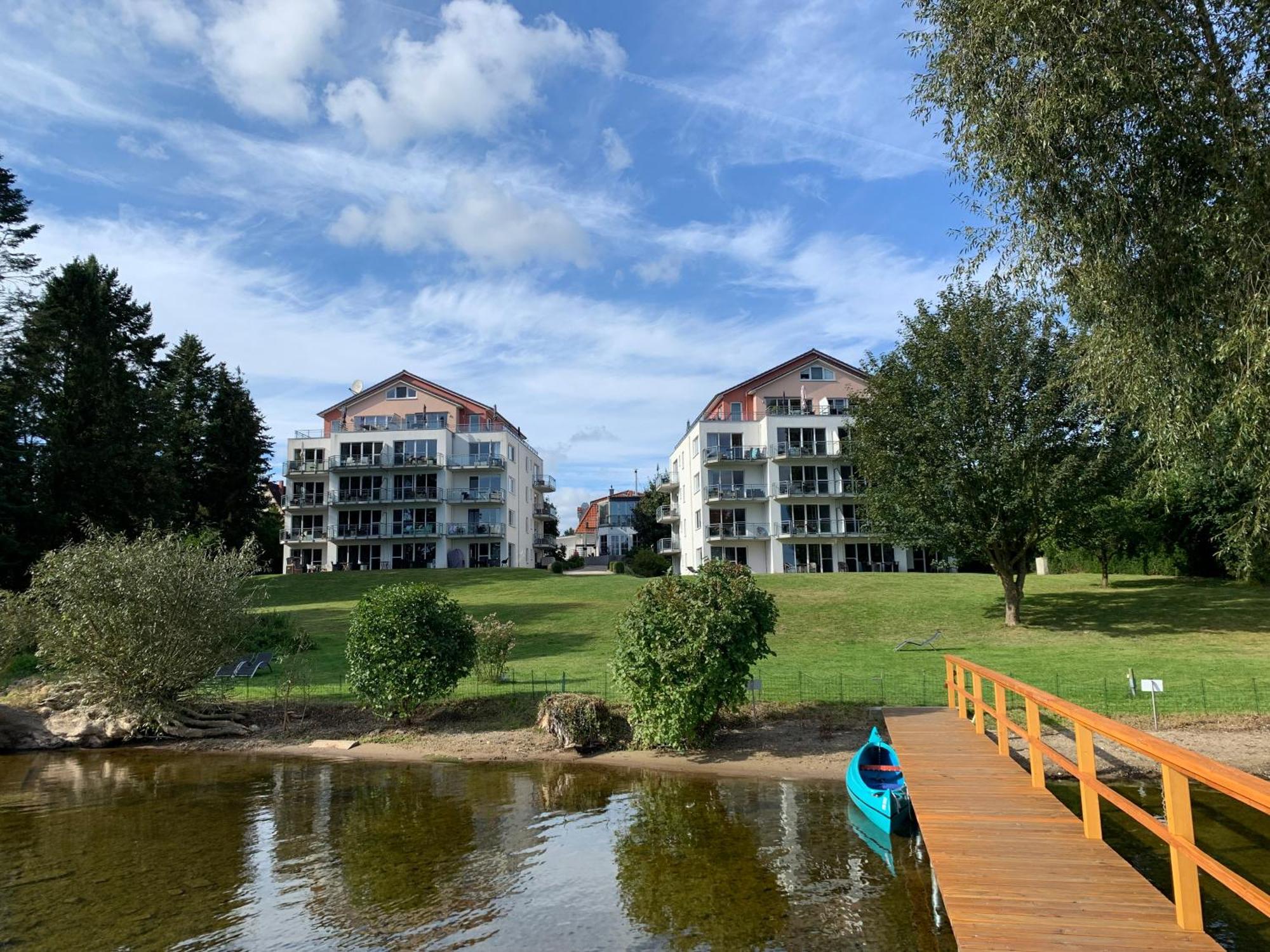 אשברג Ferienwohnung Am See Mit Terrasse מראה חיצוני תמונה